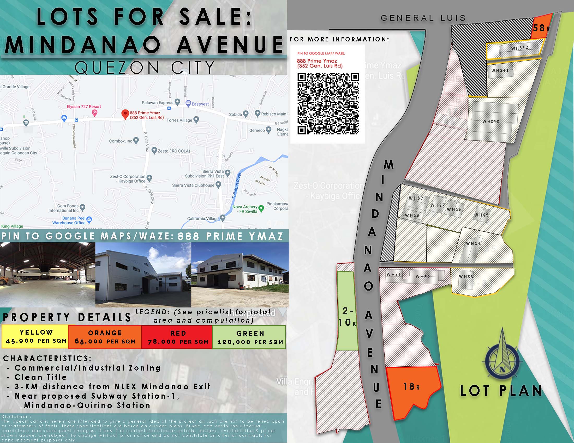 Commercial/Industrial Lots for Sale in Mindanao Avenue, Quezon City